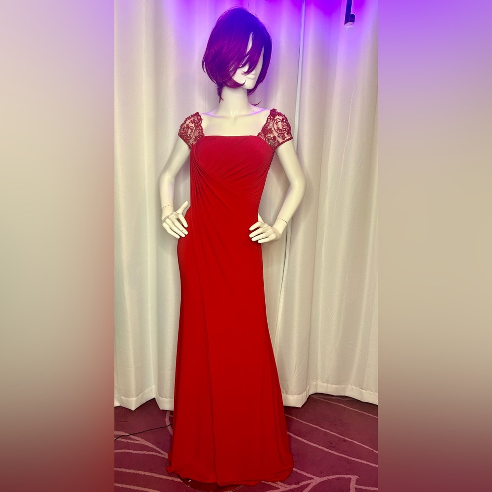 NWT Rhinestone Red cocktail Dress